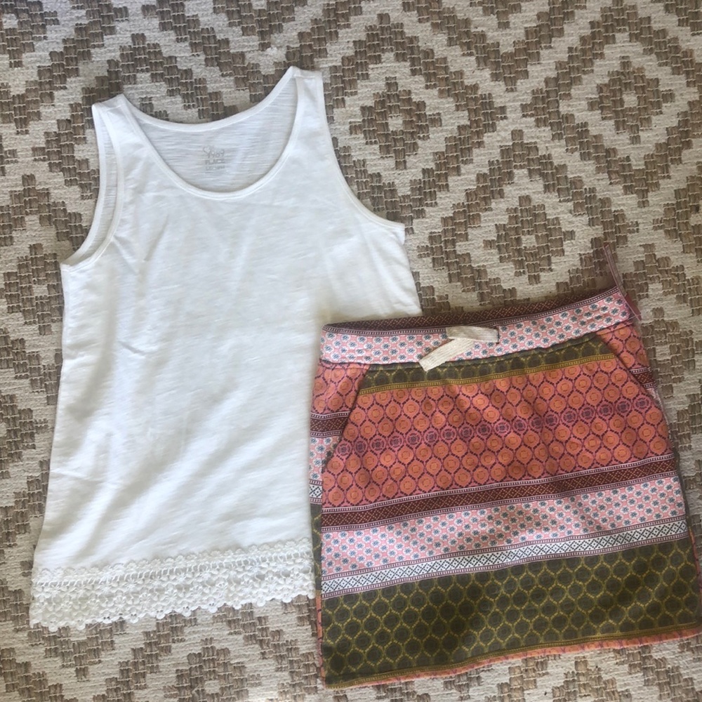 2 piece outfit, girls size 10-12.